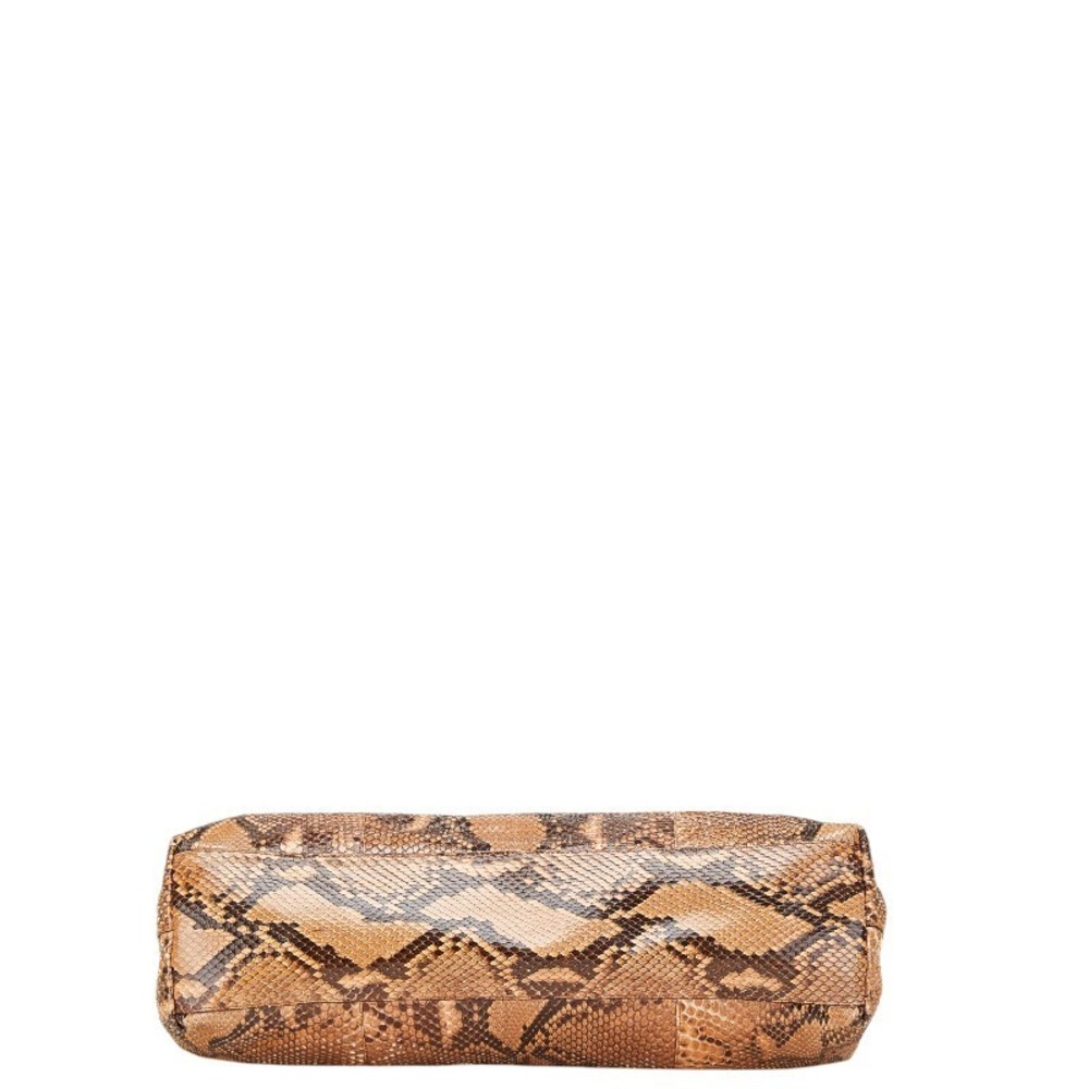 Prada Python Leather Brown Handbag - image 3